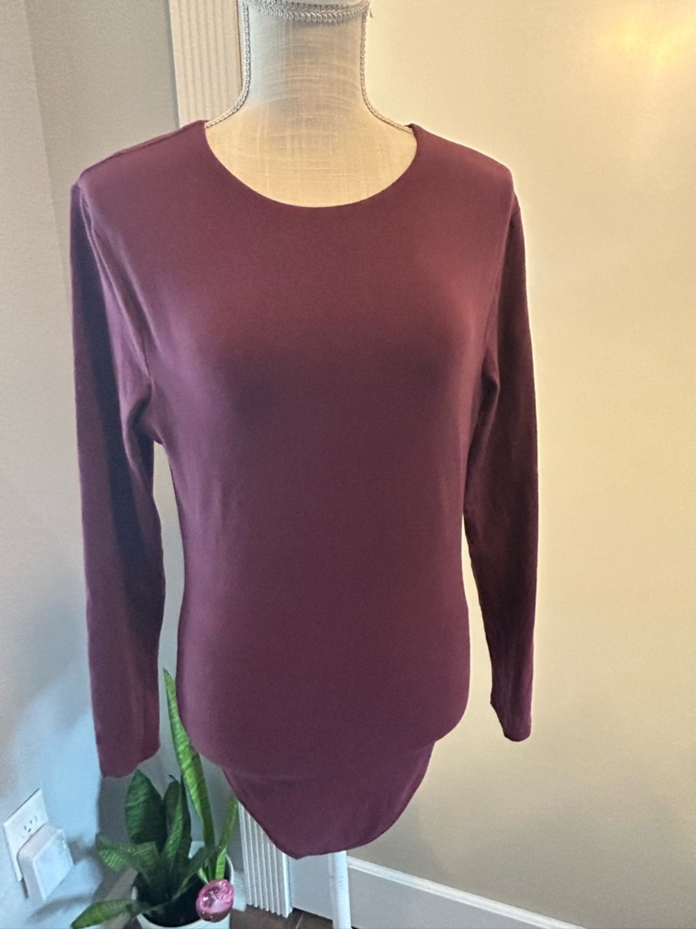 Abercrombie & Fitch Crewneck Tee - Plum
